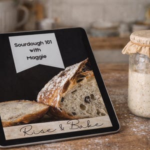 Beginner Sourdough Baking Course PDF | Sourdough 101 with Maggie | Step-by-Step Guide | Starter Required