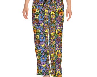 Pantalones de pijama de mujer (AOP) patchwork Grateful Dead
