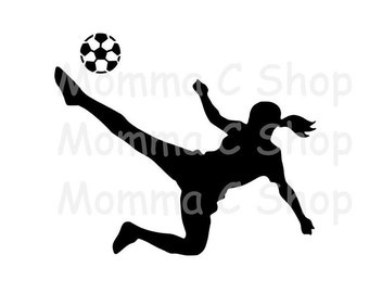 Soccer Player Svg Etsy
