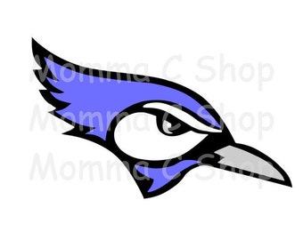 Blue Jay SVG Bird Mascot Forest Trees Toronto Baseball Song Trees Braves JPEG Instant Download Digital File