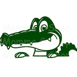 Alligator SVG Krokodil Alligatoren Reptil Swamp Wildlife Zoo Lake Monster Florida Louisiana Safari Jäger Leder Sofort Download JPEG