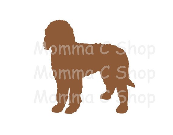 Labradoodle Dog Svg And Jpeg One Color Instant Digital Etsy