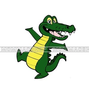 Alligator SVG Crocodile de Floride Reptile des marais Crock cadeau Zoo sports JPEG fichier en téléchargement numérique