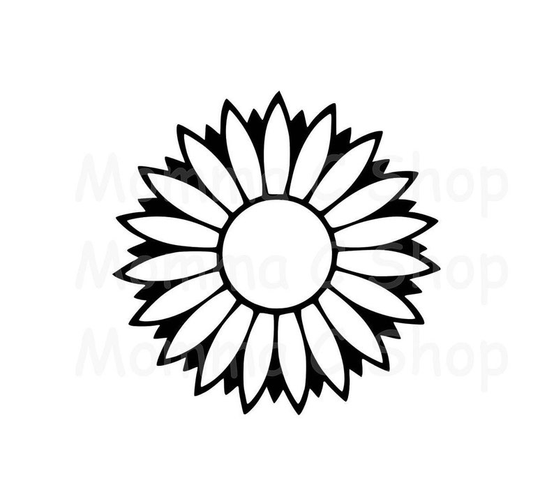 Free Free Sunflower One Svg 737 SVG PNG EPS DXF File
