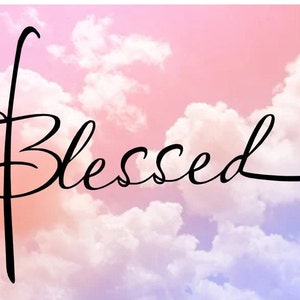 Gesegnete SVG Familie Motivation Feier christlich katholisch religiös Glücklich Liebe Sofortiger digitaler Download Datei JPEG