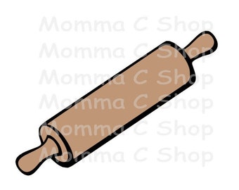 Rolling Pin SVG, JPEG | Baking Vector (Digital Download)