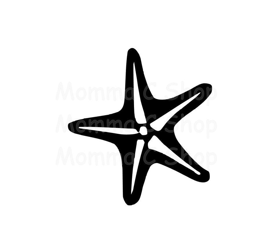 Download Starfish Instant SVG Digital Download File Cutting Sea | Etsy