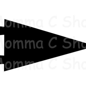 Wimpel SVG Sport Flagge Team Fußball Baseball Cup Maskottchen Rennen Fan Memorabilie Turnier Sofort SVG Digital Download Datei JPEG