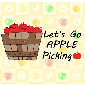 Apple Picking SVG, Autumn Fall Cuttable File (Digital Download)