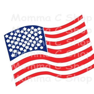 USA Flagge SVG USA Amerika Fourth of Jul 4th Stars und Stripes Patriotisch Old Glory JPEG Sofortiger digitaler Download Datei schneidbar
