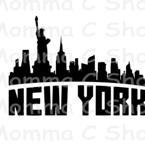Statua della Libertà di New York City SVG Non dimenticare mai 9/11 Torri Gemelle Big Apple Skyline Memorial 11 settembre PNG JPG File di download digitale