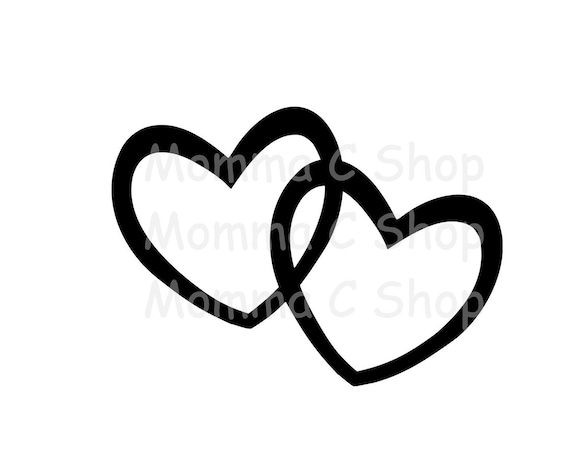 Buy Heart Double SVG Love Sweetheart Marriage Wedding Shower Invitation  Party JPEG Instant Digital Download Cricut Silhouette Online in India - Etsy