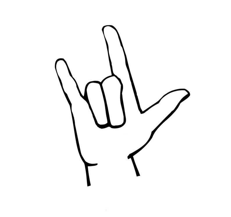 i love you sign language