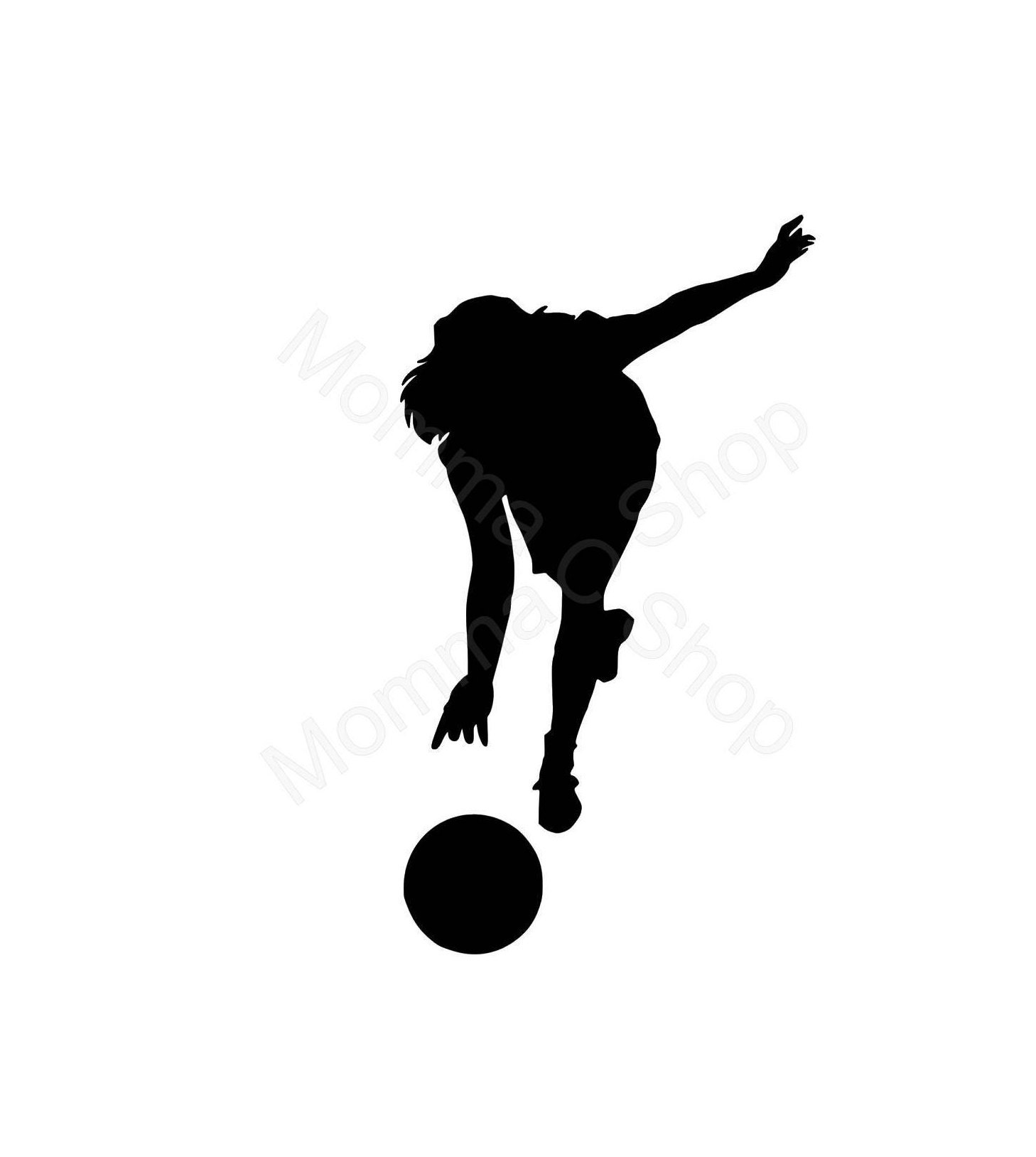 Download Bowling Female Svg And Jpg Digital Download One Color File Etsy
