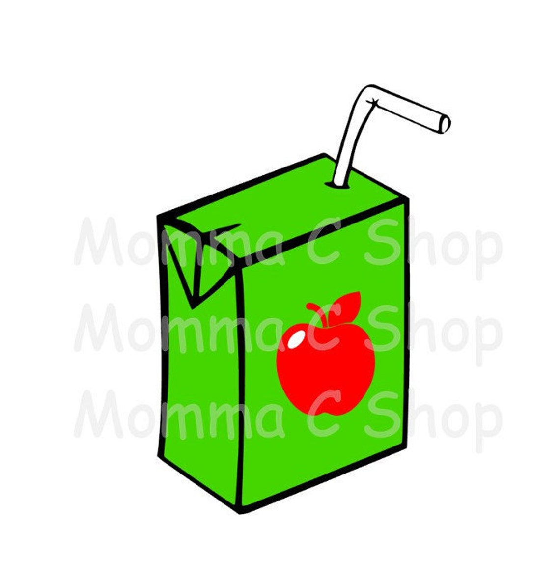 Juice Box Apple SVG and JPEG Digital Download File Cuttable Etsy UK