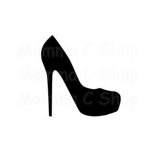 High Heel SVG Schuhe Spikes Hochzeit Mode Roter Teppich Tanzen Sofortiger digitaler Download Hooker JPEG