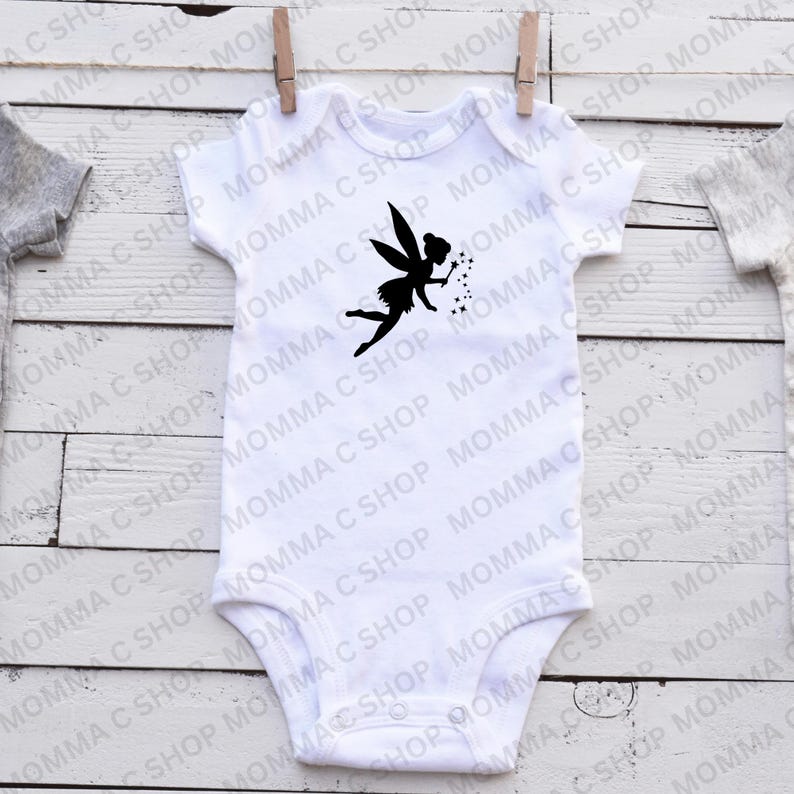 Fairy Silhouette SVG, Tinkerbell Clipart, Dust Cut File for Cricut, Silhouette (Digital Download) image 2