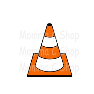 Cone de trânsito SVG JPEG Color Instant SVG Digital Download Arquivo Cortável