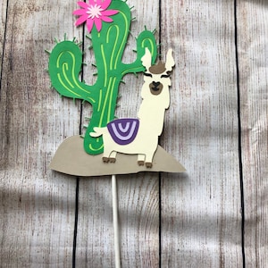 Llama Cake Topper.