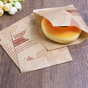 Donut, Bagels, Bread wraps.  Oil proof 4.72&quot;