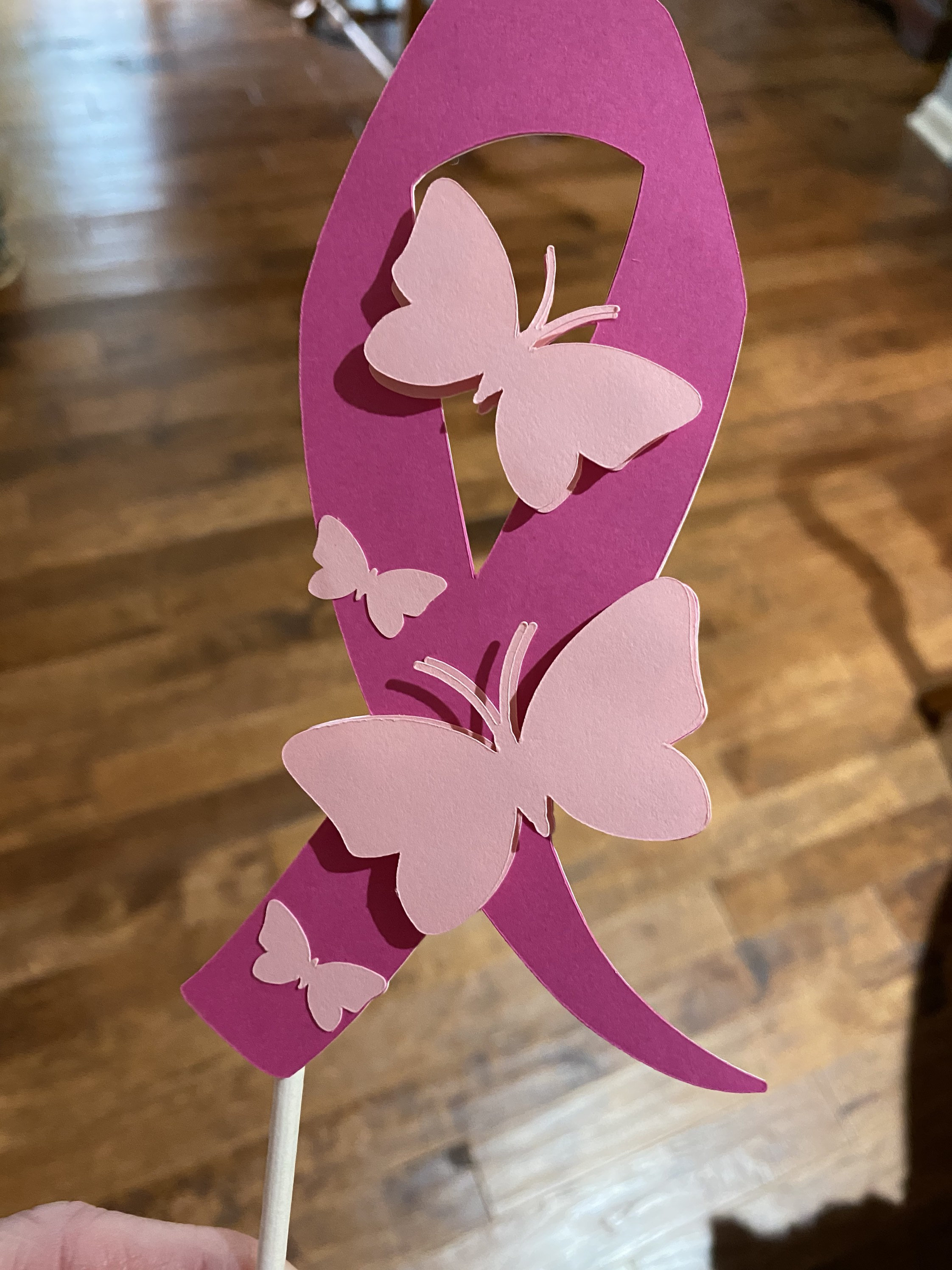 Breast Cancer Caketopper - Etsy