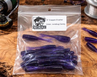 20 Pack of 2" Crappie Crusher Fishing Baits