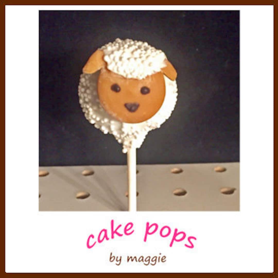 SHEEP Cake Pops, LAMB Cake Pops, Animal Cake Pops, Character Cake Pops