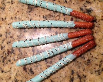 CHOCOLATE COVERED PRETZELS, Custom Colors Available