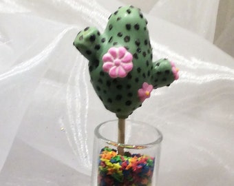 CACTUS CAKE POPS, Cinco de Mayo Cake Pops, Mexican Themed Cake Pops