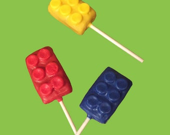 Building Blocks Cake Pops