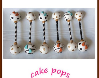 BABY RATTLE Cake Pops, Baby Shower Favors, Newborn Cake Pops, All Colors Available