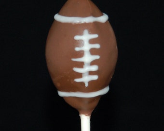 FOOTBALL CAKE POPS,  Sports Cake Pops, Sports Party Favors