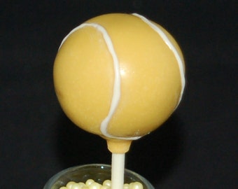 TENNIS BALLS Cake Pops, Sports Cake Pops, Sports Party Favors