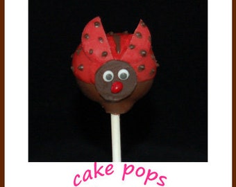 LADY BUG Cake Pops