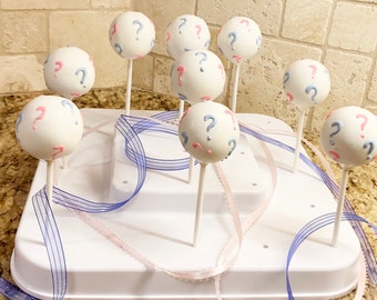 GENDER REVEAL Cake Pops