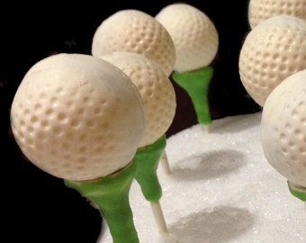 GOLF BALLS Cake Pops