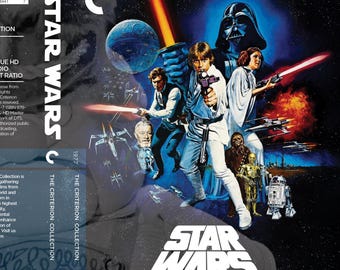 Star Wars Original Trilogy (Star Wars, Empire Strikes Back and Return of the Jedi) Fake Criterion Covers