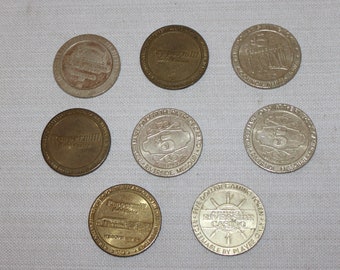 1989 caesars palace one dollar slot machine silver gaming coin values 1989 caesars palace one dollar slot machine silver gaming coin values