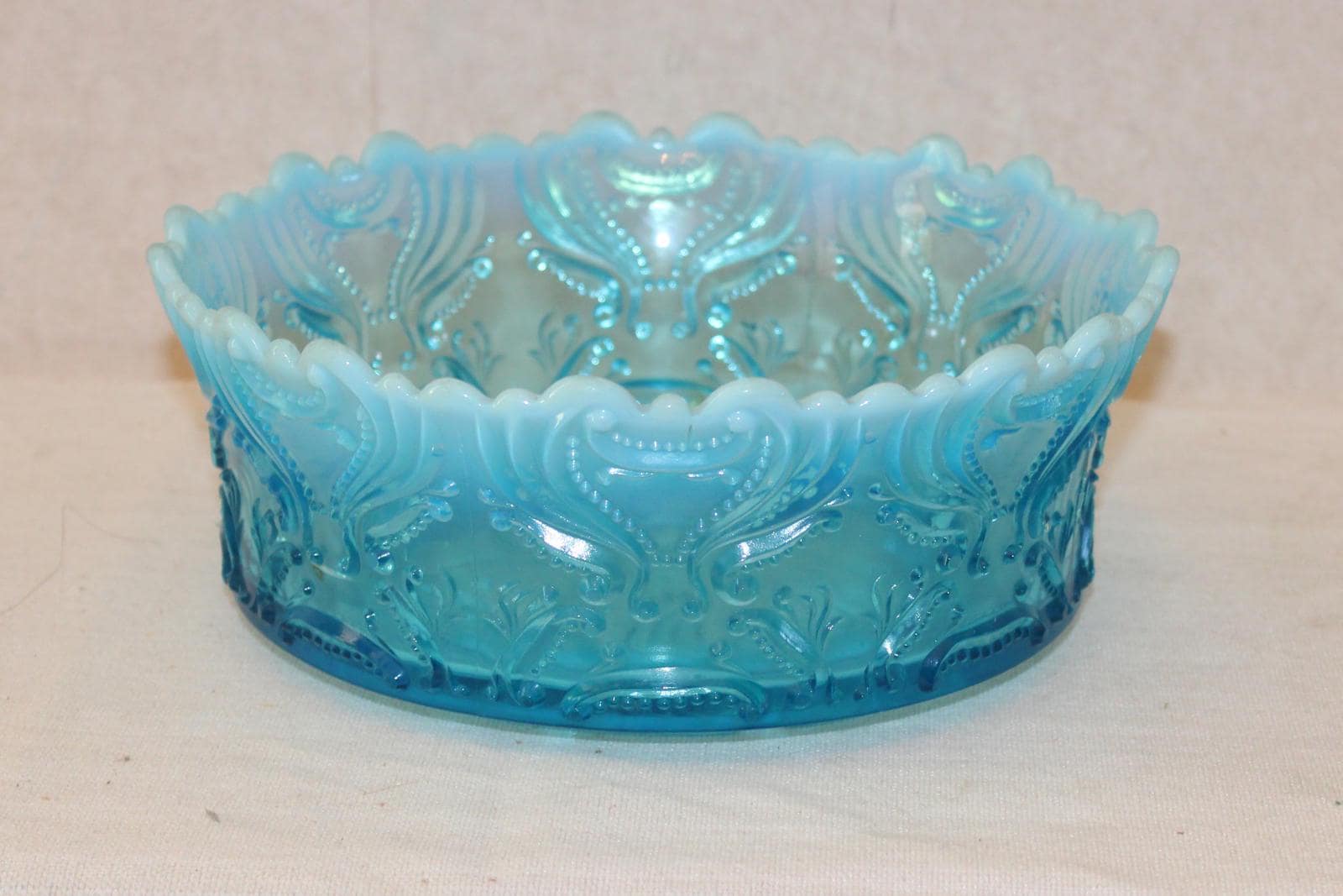【希少品】　ジェファーソングラス　キャンディー　ボウル　ヴィンテージ　USA Blue Jefferson Glass - Etsy