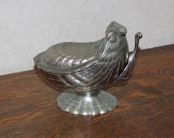 Vintage Corbell and Company Silverplate Peacock Sugar Bowl and Spoon