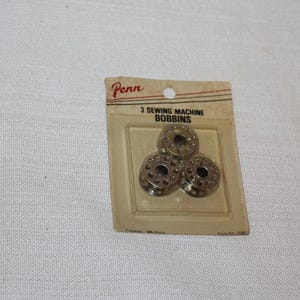 Vintage NEW Penn Sewing Machine Bobbins Set of 3