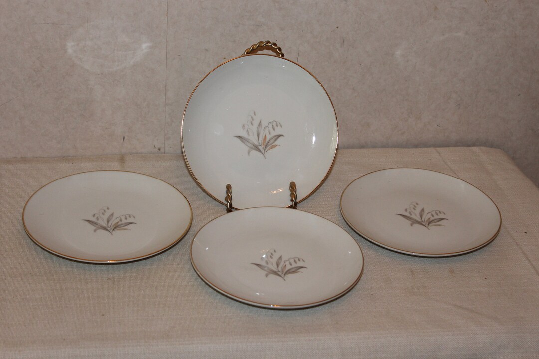 Vintage Kaysons Golden Rhapsody Bread and Butter Plate Set of 4 Etsy