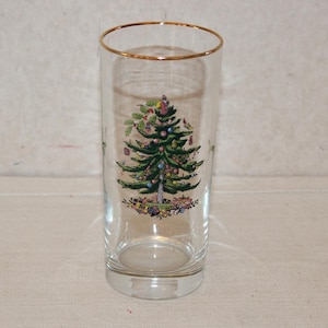 Spode Christmas Tree Highball Ice Tea Glass