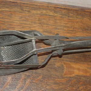 Vintage Primitive Potato Masher Ricer Strainer Juicer