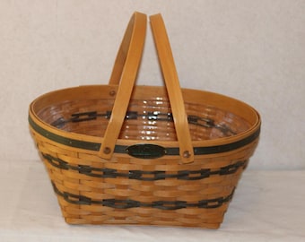 Longaberger 1996 Traditions Collection Community Basket Combo w/ Protector