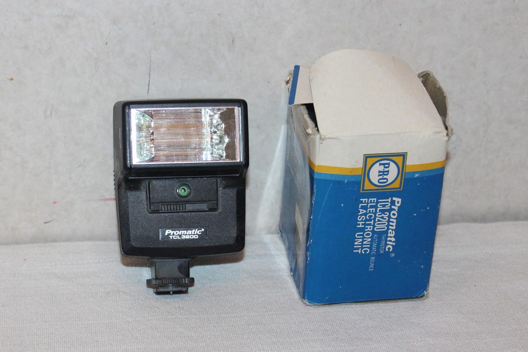 Vintage Promatic TCL3200 Electronic Flash Unit – Camera Flash With ...