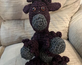 Luna the llama crocheted stuffie (PHYSICAL ITEM)