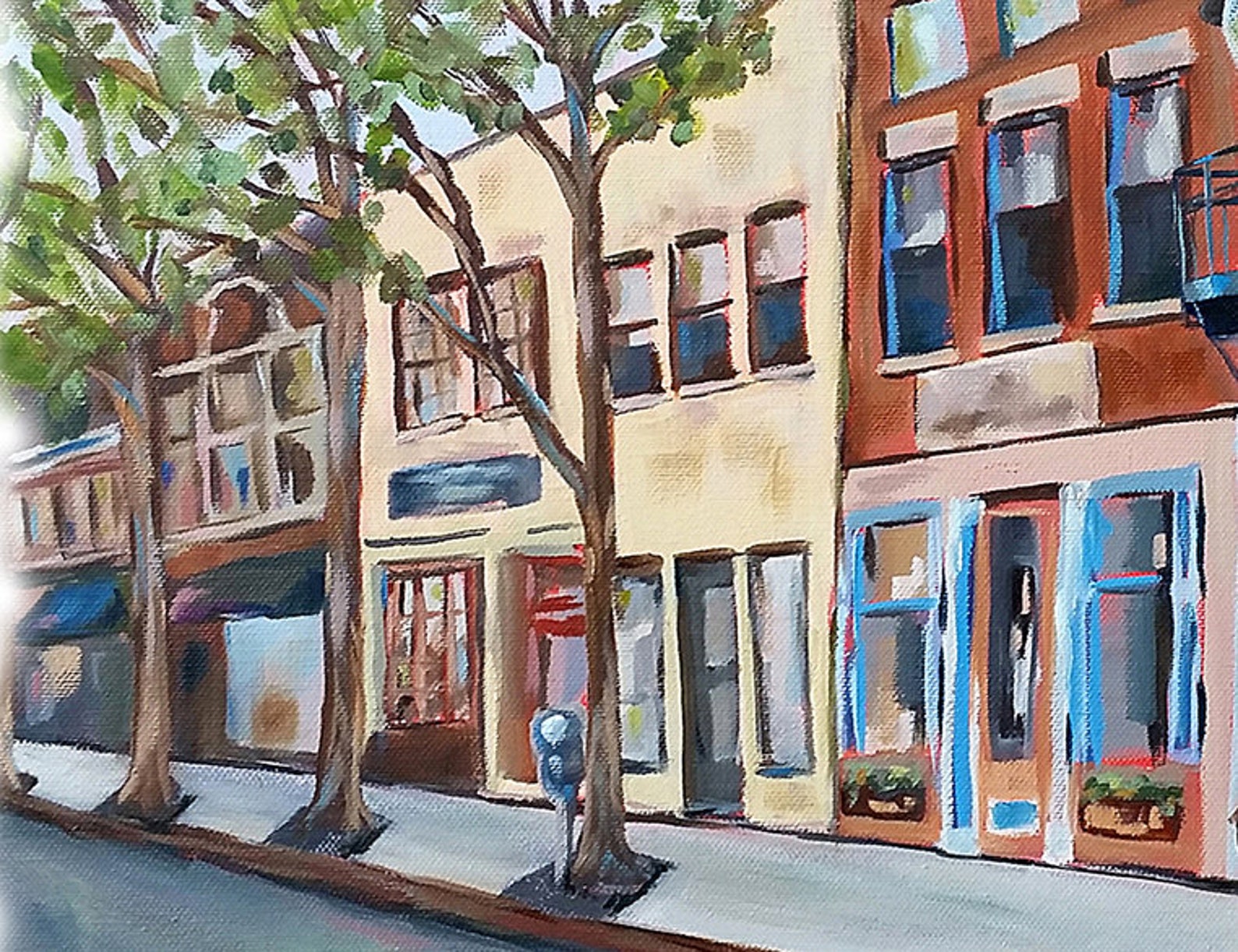 Wilmington NC print from original artwork watercolor paper Etsy