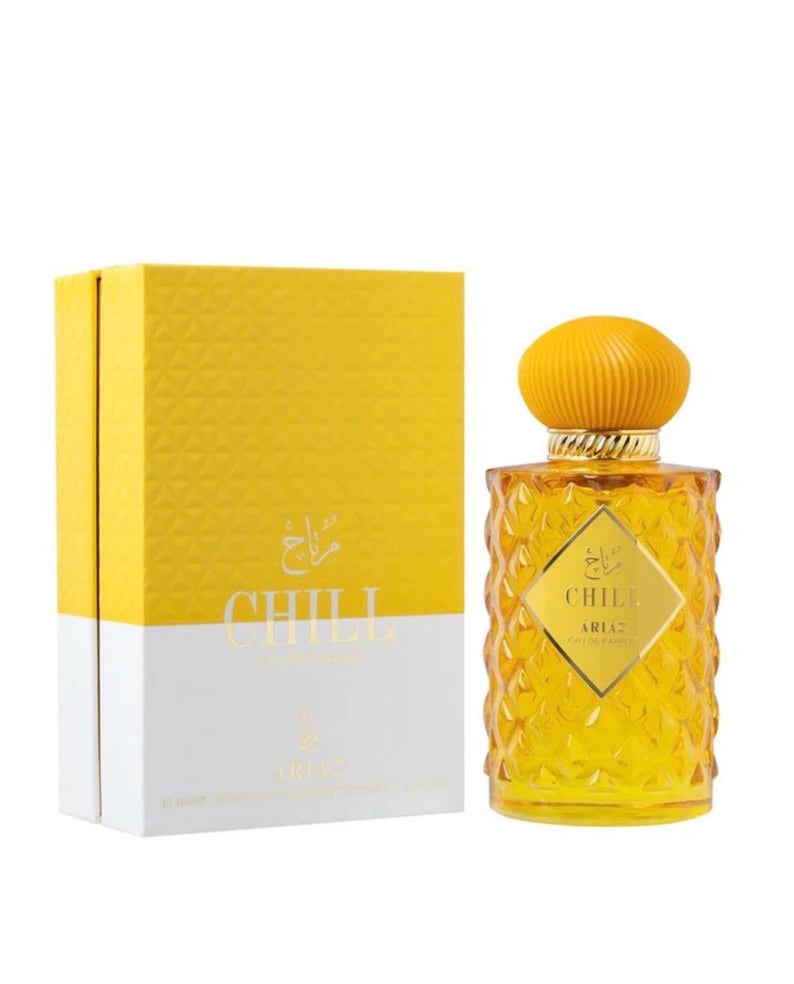ARIAZ Chill Women Eau De Parfum 3.4 Oz - Perfume frutal floral gourmand con manzana, limón, fresia, fresa, malvavisco, vainilla, frambuesa imagen 1