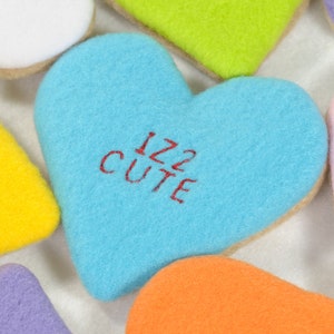 Conversation Heart Cookies Organic Catnip Cat Toy image 5